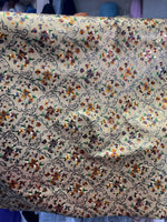 Load image into Gallery viewer, Multi floral vinyl plastic tablecloth Fabric 53 inches wide by the yard
