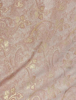 Load image into Gallery viewer, Blush Pink Jacquard Paisley Lightweight Fabric by the Yard | Elegant Upholstery, Apparel &amp; Craft Fabric

