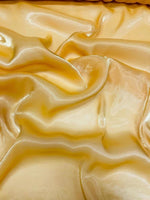 Load image into Gallery viewer, Yellow Shimmer Liquid Chiffon Fabric Iridescent Sold By the yard
