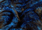 Load image into Gallery viewer, Husky Blue faux Synthetic Fur upholstery Fabric by the yard 60" wide
