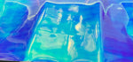 Load image into Gallery viewer, Galaxy ocean Chrome Mirror Glossy Vinyl Fabric for Shoes Bags  Upholstery Sewing
