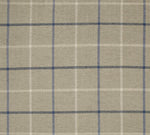 Load image into Gallery viewer, Pennington II rivera Plaid Blue Fabric by the yard upholstery drapery pillows bedding 54" wide
