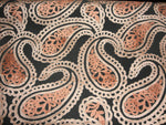 Load image into Gallery viewer, Blush Pipa Paisley Embossed Raised Velvet upholstery Drapery Fabric per yard 56" Wide
