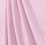 Load image into Gallery viewer, Pink Gingham Checkered 1/8” inch Fabric poly cotton 60” wide- none stretch sold By The Yard
