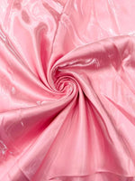 Load image into Gallery viewer, Pink Liquid glossy Bridal prom Satin prom dress fabric per yard
