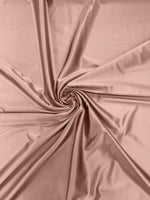 Load image into Gallery viewer, Blush Stretch Satin spandex Fabric Bridal Dress 58” Wide sold by The Yard
