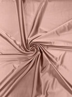 Load image into Gallery viewer, Blush Stretch Satin spandex Fabric Bridal Dress 58” Wide sold by The Yard
