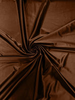 Load image into Gallery viewer, Brown Stretch Satin spandex Fabric Bridal Dress 58” Wide sold by The Yard
