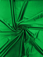 Load image into Gallery viewer, Kelly Green Stretch Satin spandex Fabric Bridal Dress 58” Wide sold by The Yard

