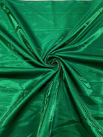 Load image into Gallery viewer, Emerald Liquid glossy Bridal prom Satin prom dress fabric per yard
