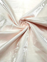 Load image into Gallery viewer, Blush Pink Liquid glossy Bridal prom Satin prom dress fabric per yard
