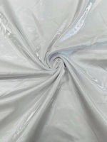 Load image into Gallery viewer, White Liquid glossy Bridal prom Satin prom dress fabric per yard
