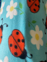 Load image into Gallery viewer, Ladybug Fleece Fabric by the Yard | Soft Anti-Pill Fleece | Fleece for Blankets, Crafts, Apparel &amp; DIY Projects
