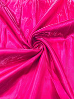 Load image into Gallery viewer, Fuchsia Liquid glossy Bridal prom Satin prom dress fabric per yard
