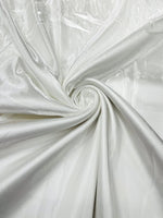Load image into Gallery viewer, Ivory Liquid glossy Bridal prom Satin prom dress fabric per yard
