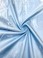 Load image into Gallery viewer, Light Blue Liquid glossy Bridal prom Satin prom dress fabric per yard
