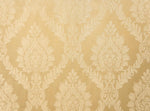 Load image into Gallery viewer, Castleford 101 Tusk Damask Jacquard drapery fabric by the yard 56" wide bedding pillows tablecloth

