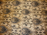 Load image into Gallery viewer, Chenille Damask  56" Wide Monte Cristo Black Fabric with Gold upholstery furniture fabric by the yard
