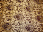 Load image into Gallery viewer, Chenille Damask 56" Wide Monte Cristo Wine   Fabric with Gold upholstery furniture fabric by the yard
