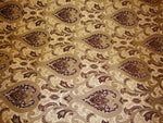 Load image into Gallery viewer, Chenille Damask 56" Wide Monte Cristo Wine   Fabric with Gold upholstery furniture fabric by the yard
