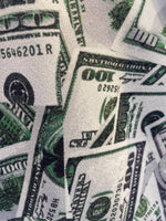 Load image into Gallery viewer, Money Print Scuba Fabric – Dollar Bill Pattern Stretch Knit Fabric by the Yard – DIY Apparel, Costumes, Crafts
