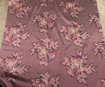 Load image into Gallery viewer, Plum Jacquard Big floral Brocade 58 " Wide

