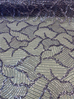 Load image into Gallery viewer, Purple Sequin Embroidered Fabric – Luxury Mesh Lace Material for Dresses, Gowns, Costumes &amp; Event Decor
