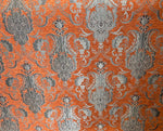 Load image into Gallery viewer, Orange Damask Chenille Upholstery Fabric – Elegant Baroque Pattern, Home Décor &amp; Drapery Material by the Yard
