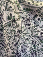 Load image into Gallery viewer, Money Print Scuba Fabric – Dollar Bill Pattern Stretch Knit Fabric by the Yard – DIY Apparel, Costumes, Crafts
