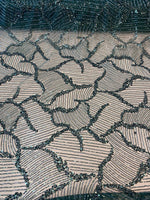 Load image into Gallery viewer, Emerald Sequin Embroidered Fabric – Luxury Mesh Lace Material for Dresses, Gowns, Costumes &amp; Event Decor
