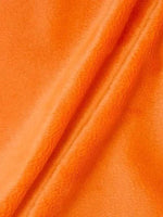 Load image into Gallery viewer, Orange Solid Minky Fabric – Soft Plush Polyester – 58/60" Wide – By The Yard – Sewing, Blankets, Baby, Crafts
