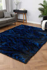 Load image into Gallery viewer, Husky Blue faux Synthetic Fur upholstery Fabric by the yard 60" wide
