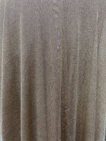Load image into Gallery viewer, Gold 58/60" Wide Stretch Metallic Chainmail Faux Chain sheer Fabric/Cosplays Costumes.

