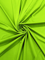 Load image into Gallery viewer, Neon Green Milliskin Nylon Spandex Stretch Dull Tricot Medium Weight Fabric for Apparel/4 Way stretch
