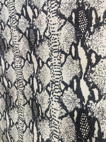Load image into Gallery viewer, Premium Canvas Snake Print Fabric Textured Faux Snakeskin Pattern – Durable Upholstery &amp; Craft Fabric by the Yard
