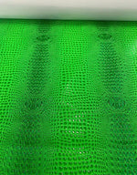 Load image into Gallery viewer, 12”x18” Lime swamp Embossed Vinyl Placemats – Green Faux Leather Table Mats | Wipeable, Reusable, Modern Table Decor SET of 6
