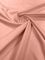 Load image into Gallery viewer, Rose pink Stretch Lamour Satin Fabric – Shiny Metallic Look, 4-Way Stretch for Dancewear, Costumes, Activewear &amp; Apparel
