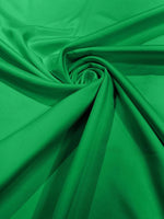 Load image into Gallery viewer, Kelly green Stretch Lamour Satin Fabric – Shiny Metallic Look, 4-Way Stretch for Dancewear, Costumes, Activewear &amp; Apparel
