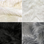 Load image into Gallery viewer, Luxurious Faux Fur shaggy Fabric Material for Sewing, Upholstery, Costumes &amp; Crafts sold by the Yard or half
