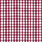 Load image into Gallery viewer, Burgundy /white Gingham Checkered 1/4” Fabric 60” wide By The Yard
