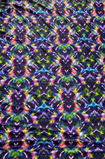 Load image into Gallery viewer, Psychedelic Eggplant Galaxy Spandex Fabric Abstract Print Activewear &amp; Cosplay Fabric
