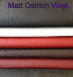 Load image into Gallery viewer, Ostrich Vinyl Fake leather Pleather Upholstery Vinyl fabric
