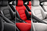 Load image into Gallery viewer, Meduim Beige Perforated commercial marine grade upholstery vinyls Faux Leather fabric per yard
