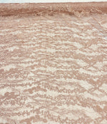 Load image into Gallery viewer, Dusty Rose Sequin Lace Fabric by the Yard – Soft Floral Luxury Lace for Dresses, Bridal, Lingerie &amp; Decor
