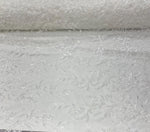 Load image into Gallery viewer, Off white Blossom Couture Lace Fabric Embroidered Sequin Floral Lace by the Yard, Luxury Wedding &amp; Table Decor Fabric
