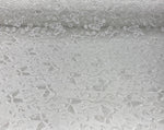 Load image into Gallery viewer, White Butterfly Sequin Lace Fabric – 3D Embroidered Floral Mesh – Couture Beaded Tulle – Prom Dress, Evening Gown, Bridal, Formal Wear
