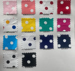 Load image into Gallery viewer, Polka Dot Poly Cotton Fabric – 5 Yard Increments – Classic Spot Print Quilting Fabric for Sewing, Crafts, Apparel &amp; Home Decor
