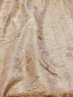 Load image into Gallery viewer, Blush Jacquard paisley light weight multi purpose fabric by the yard
