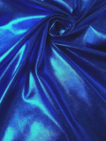 Load image into Gallery viewer, Metallic Holographic Spandex Fabric Stretch Mirror Foil Fabric for Dancewear, Cosplay, Rave Outfits, Leggings, Bodysuits, Costume

