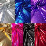 Load image into Gallery viewer, Metallic Holographic Spandex Fabric Stretch Mirror Foil Fabric for Dancewear, Cosplay, Rave Outfits, Leggings, Bodysuits, Costume
